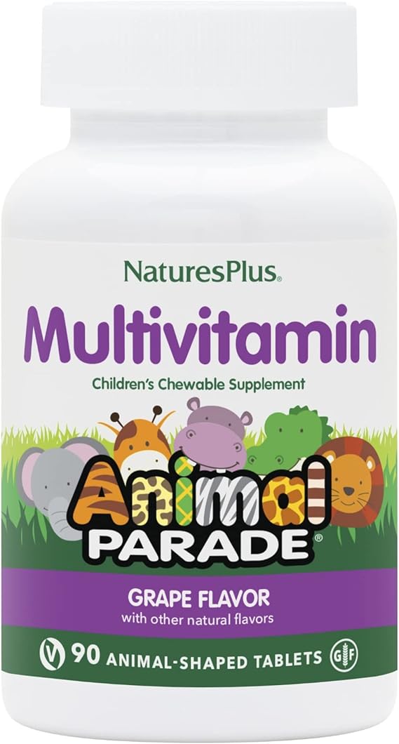 Animal Parade Multivitamin Chewable  Grape Flavor