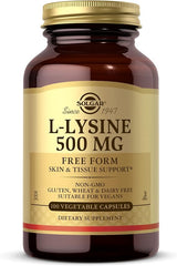 Solgar L-Lysine 500 mg Vegetable Capsules 100V cap