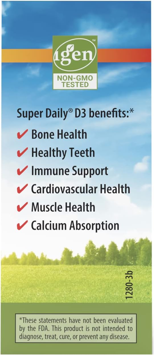 Plant-Based Super Daily D3 2,000 IU (50 mcg) Per Drop