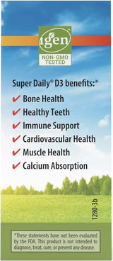 Plant-Based Super Daily D3 2,000 IU (50 mcg) Per Drop