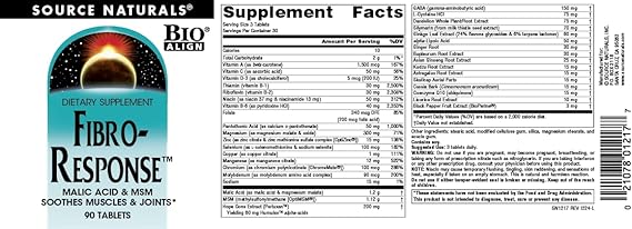 SOURCE NATURALS FIBRO-RESPONSE 45T