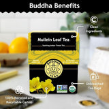 BUDDHA TEAS Organic Mullein Leaf Tea 18 BAG