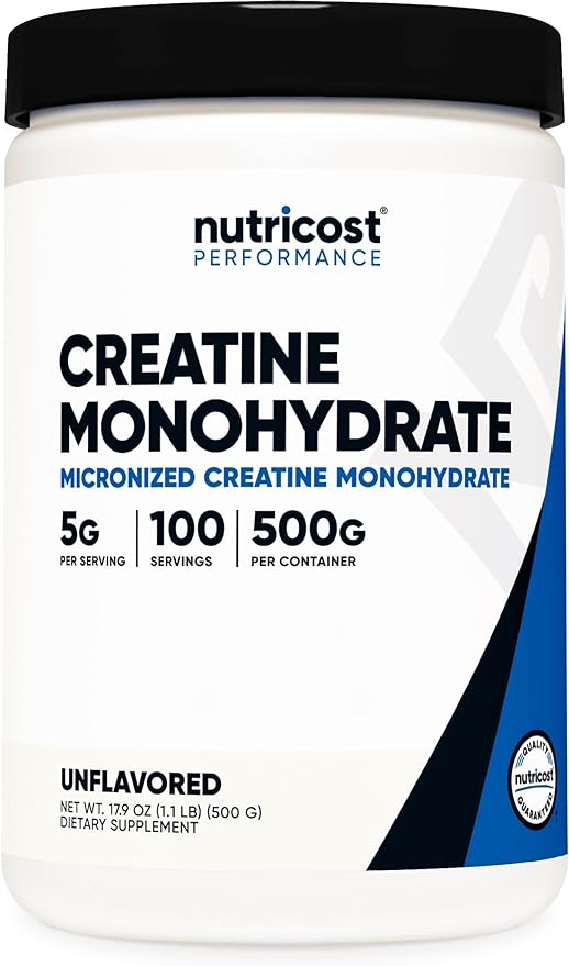 Nutricost Micronized Creatine Monohydrate 5000 mg