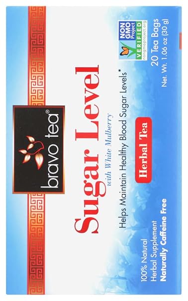 BRAVO TEA Sugar Level Tea 20 BAG