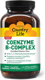 Country Life COENZYME B-COMPLEX 240 Vegicaps