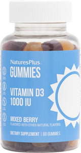 Nature's Plus Vitamin D3 1000 IU Gummies Mixed Berry Flavor