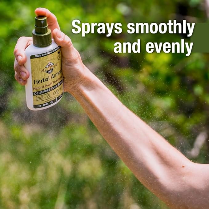 All Terrain Herbal Armor Natural Insect Repellent DEET-Free Pump Spray Family Size