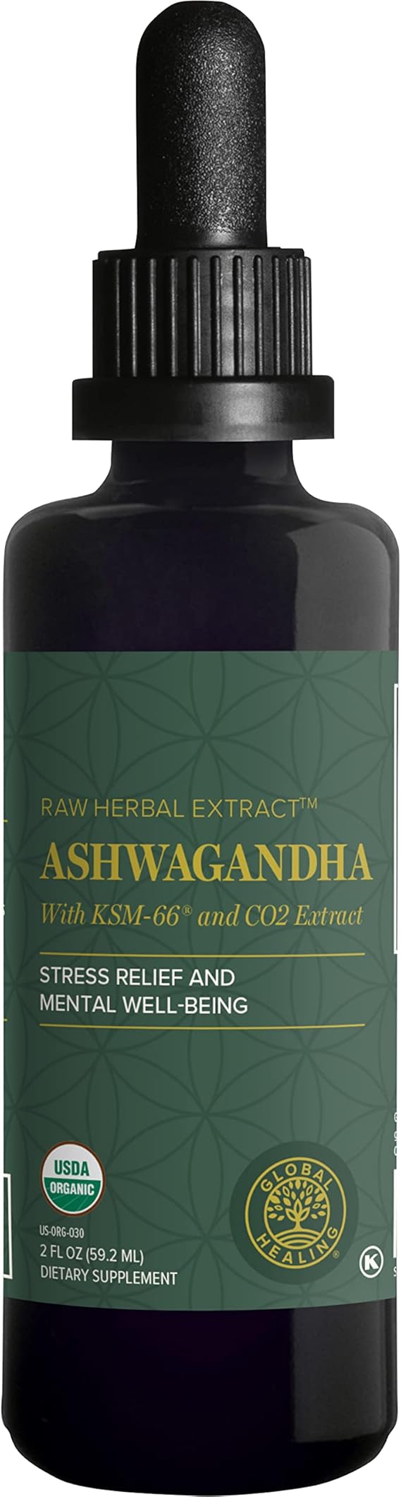 GLOBAL HEALING ASHWAGANDHA 2OZ