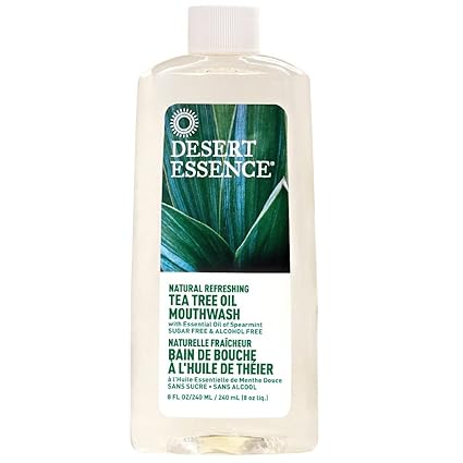 Desert Essence TEA TREE OIL MOUTHWASH 8 Liquid