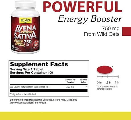 AVENA SATIVA- Energy Stamina for Men & Women