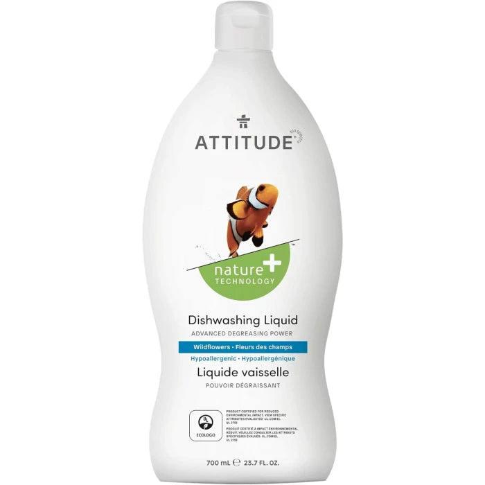 ATTITUDE DISHWASHING LIQUID WILDFLOWERS 23.7OZ