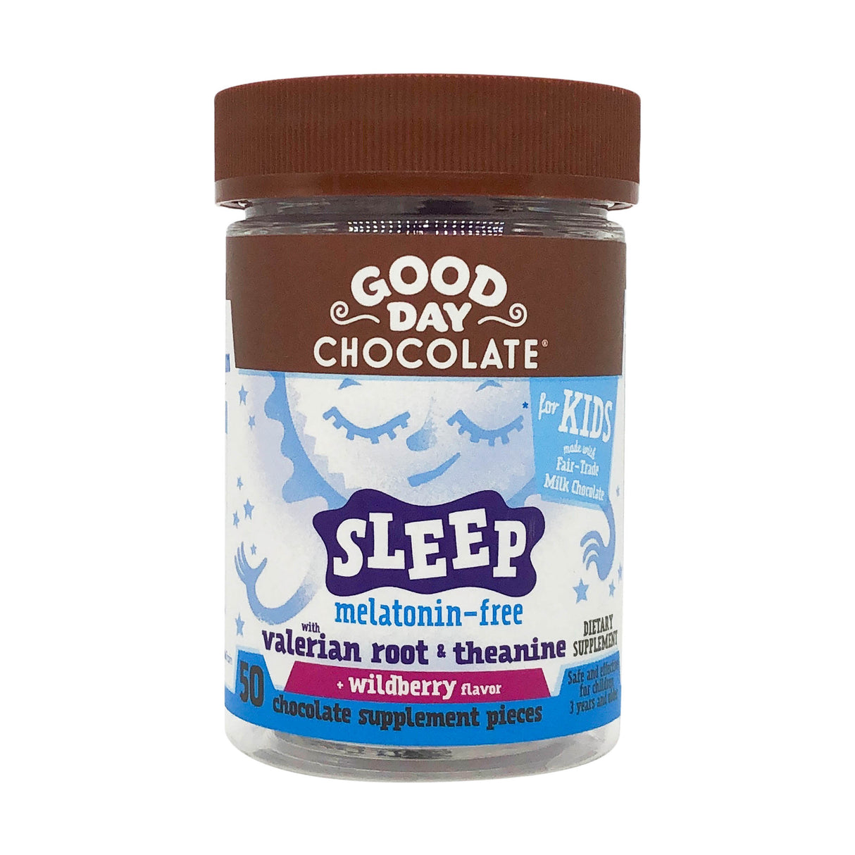 Sleep Melatonin-Free Chocolate Wildberry Flavor