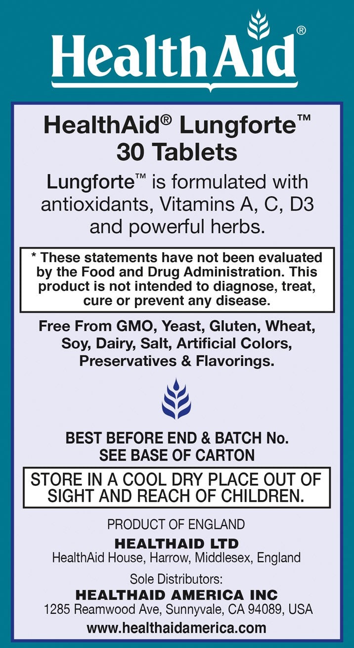 Lungforte 30 tablets