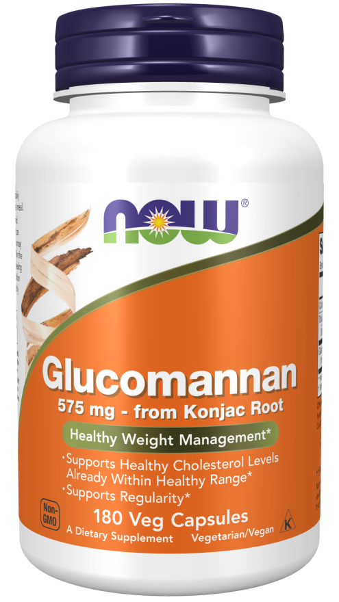 Now GLUCOMANNAN 575MG   180 VCAPS