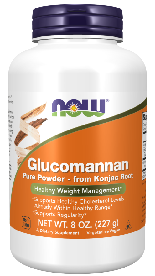 Now GLUCOMANNAN POWDER  8 OZ