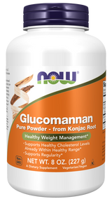 Now GLUCOMANNAN POWDER  8 OZ