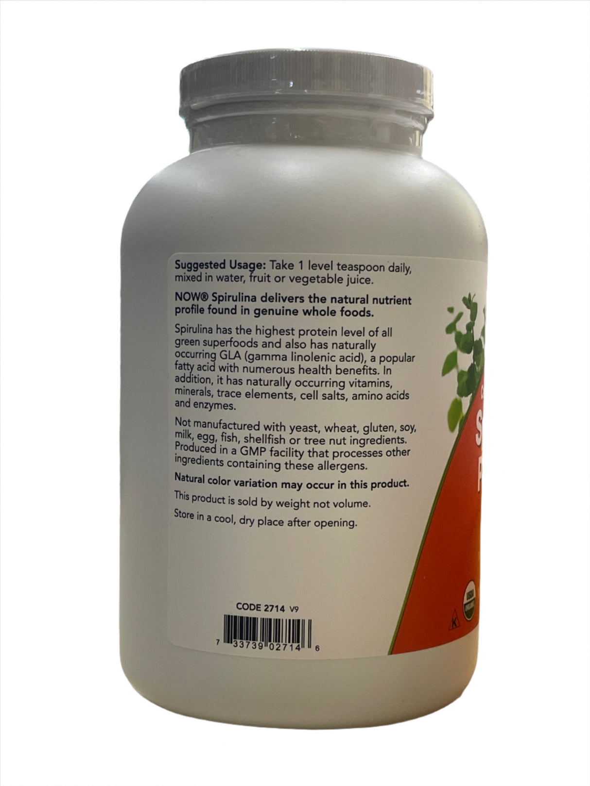 ORGANIC SPIRULINA POWDER