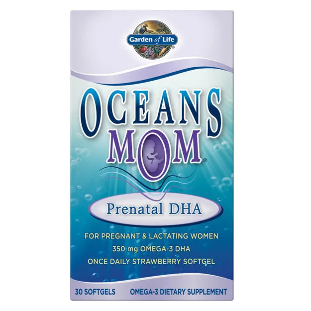 Garden of Life Oceans Mom Prenatal DHA 30ct SOFTGELS