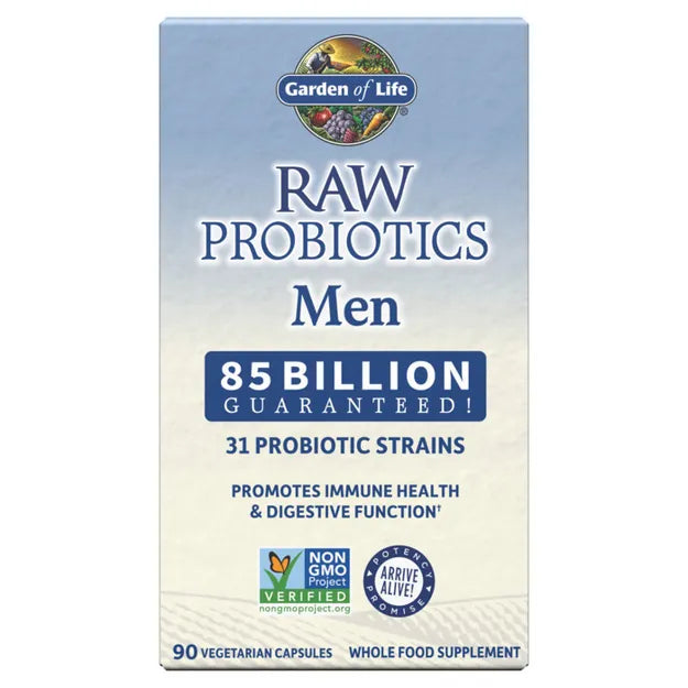 Garden of Life Raw Probiotics Men COOLER 90ct CAPSULES