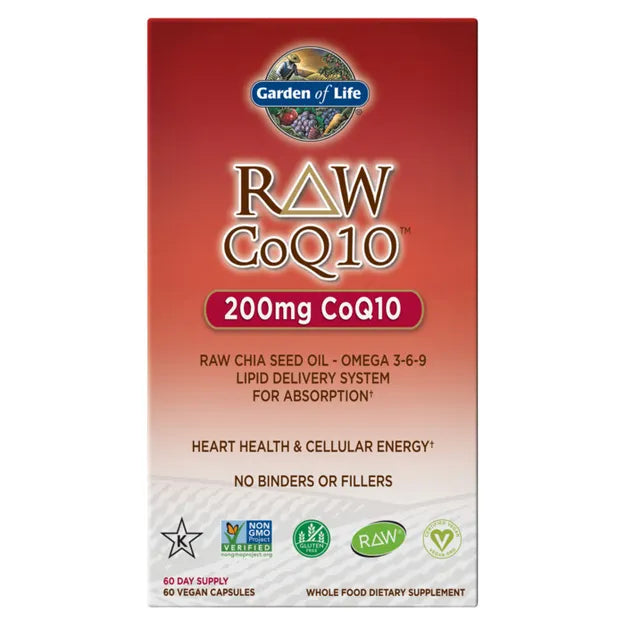 Garden of Life Raw CoQ10 60ct CAPSULES