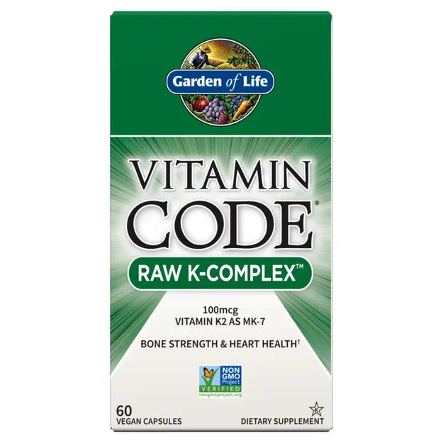 Garden of Life Vitamin Code Raw K-Complex 60ct CAPSULES