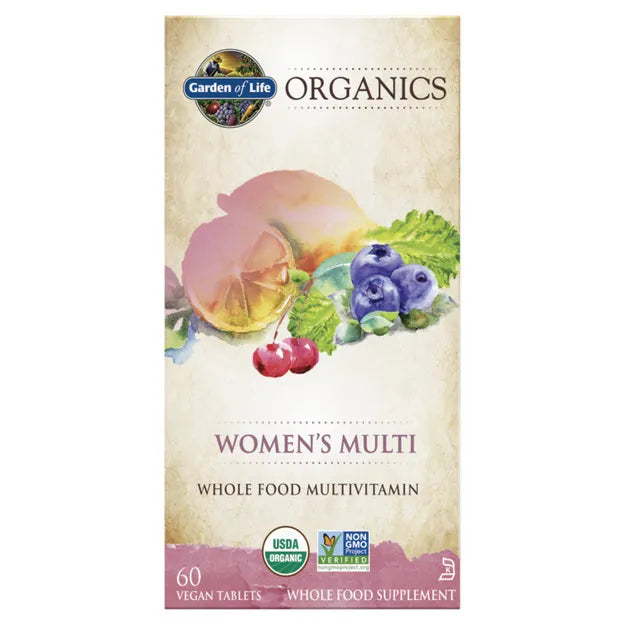 Garden of Life GOL Organics Womens Multi 60ct TABLETS