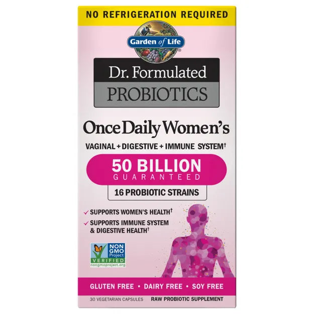 Garden of Life Dr. Formulated Probiotics Once Daily Womens SHELF 30ct CAPSULES