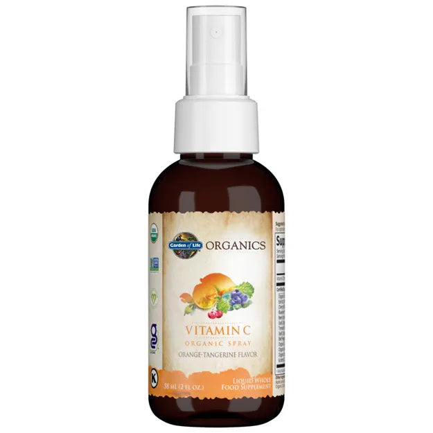 Garden of Life GOL Organics Vitamin C Orange-Tangerine 2oz LIQUID SPRAY