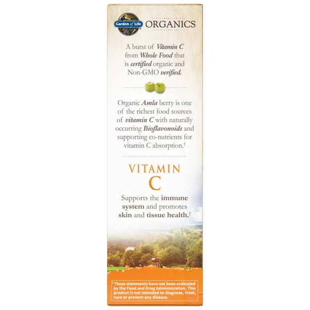 Garden of Life GOL Organics Vitamin C Orange-Tangerine 2oz LIQUID SPRAY