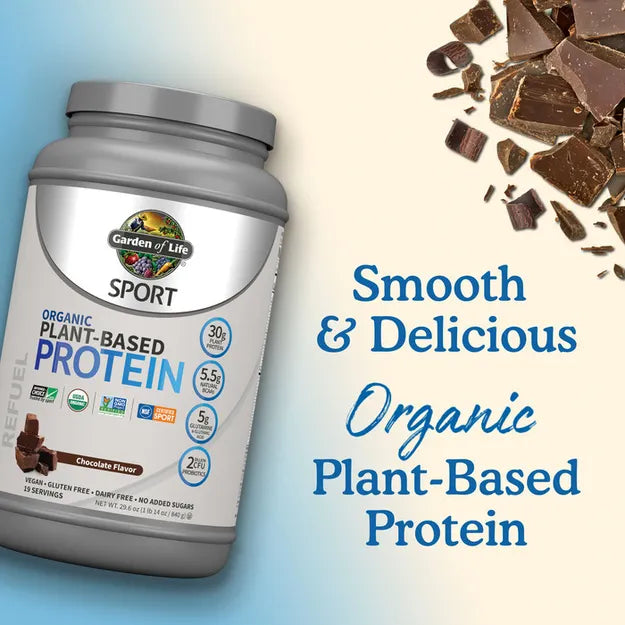 Garden of Life Sport Organic Plant-Based Protein Chocolate 840g POWDER