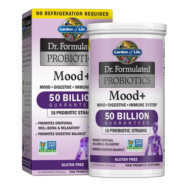 Garden of Life Dr. Formulated Probiotics Mood SHELF 60ct CAPSULES