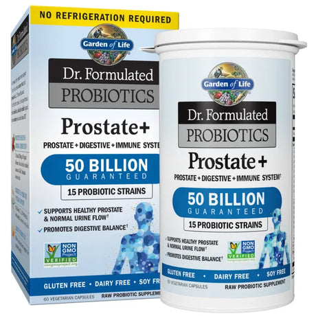 Garden of Life Dr. Formulated Probiotics Prostate SHELF 60ct CAPSULES