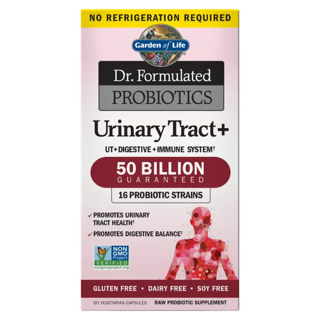 Garden of Life Dr. Formulated Probiotics Urinary Tract SHELF 60ct CAPSULES