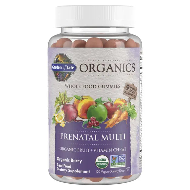 Garden of Life GOL Organics Prenatal Multi Berry 120ct GUMMY