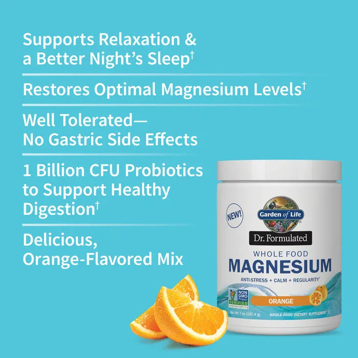 Garden of Life Dr. Formulated Magnesium Orange 419.5g POWDER