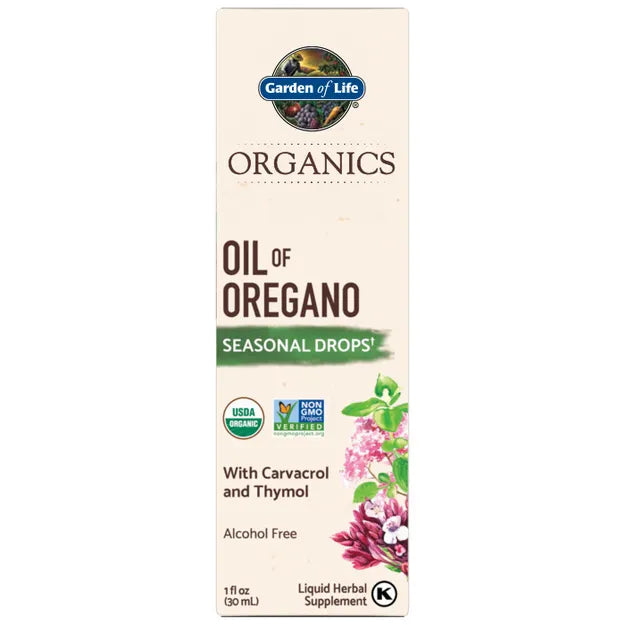 Garden of Life GOL Organics Oil of Oregano 1oz LIQUID