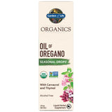 Garden of Life GOL Organics Oil of Oregano 1oz LIQUID