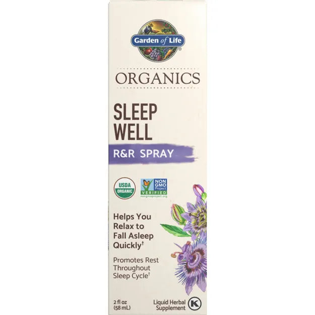 Garden of Life GOL Organics Sleep Well 2oz LIQUID SPRAY