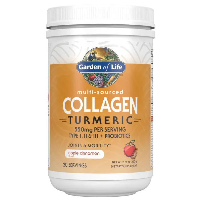 Garden of Life Collagen Turmeric Apple Cinnamon 220g POWDER