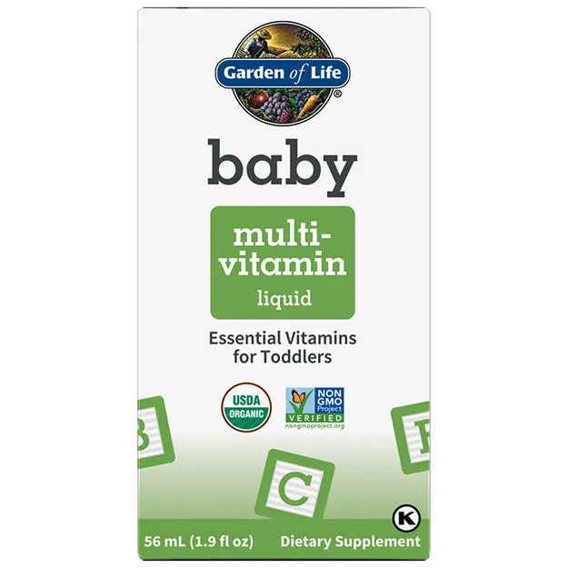 Garden of Life Organic baby multivitamin 1.9oz LIQUID