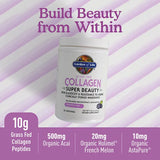 Garden of Life Grass Fed Collagen Super Beauty Blueberry Acai 270g POWDER