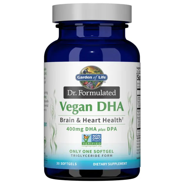 Garden of Life Dr. Formulated Vegan DHA 30ct SOFTGELS