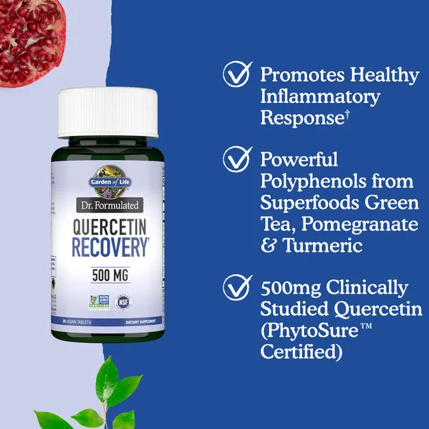 Garden of Life Dr. Formulated Quercetin Recovery 30ct TABLETS