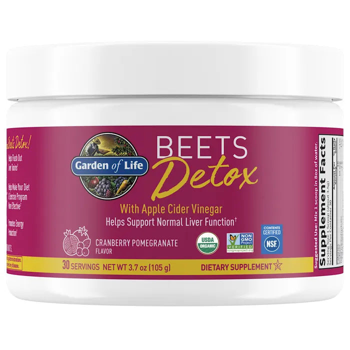 Garden of Life - Beets Detox Pomegranate 105g Powder