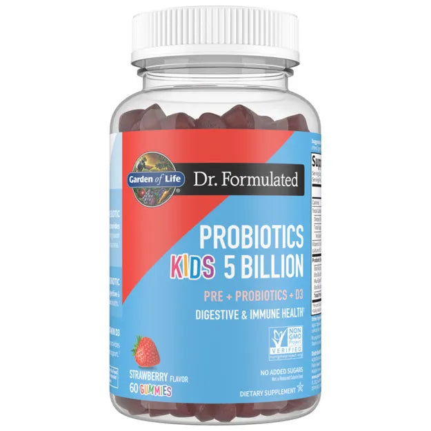 Garden of Life Dr. Formulated Probiotics Kids 5B Strawberry 60ct GUMMY