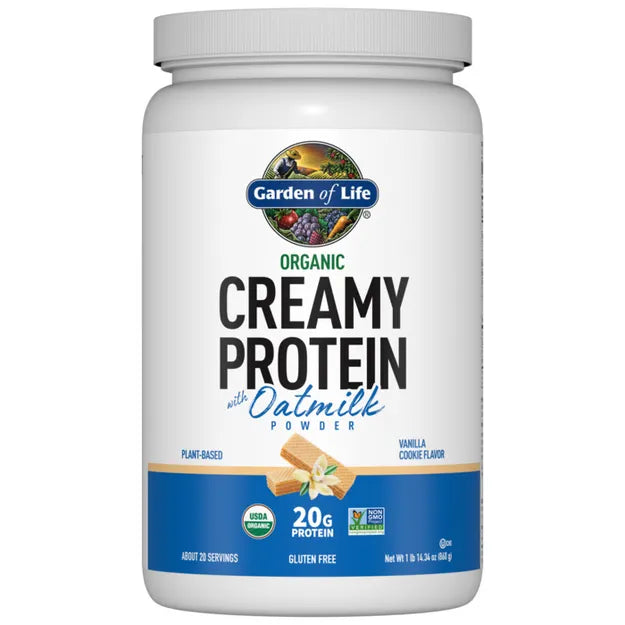 Garden Of Life org Creamy Protein Oatmilk Powder 1lb