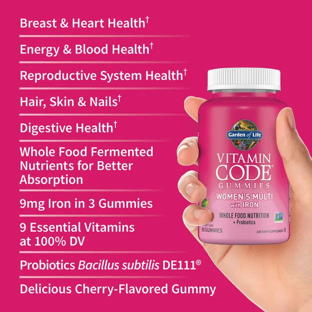 Garden of Life Vitamin Code Womens Multi Cherry 90ct GUMMY