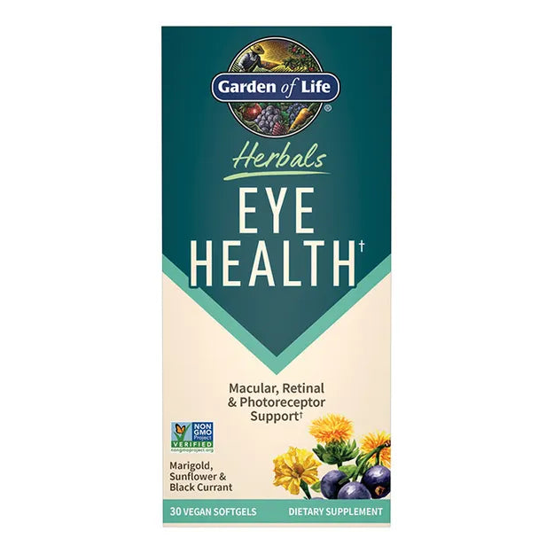 Garden of Life GOL Herbals Eye Health 30ct SOFTGEL