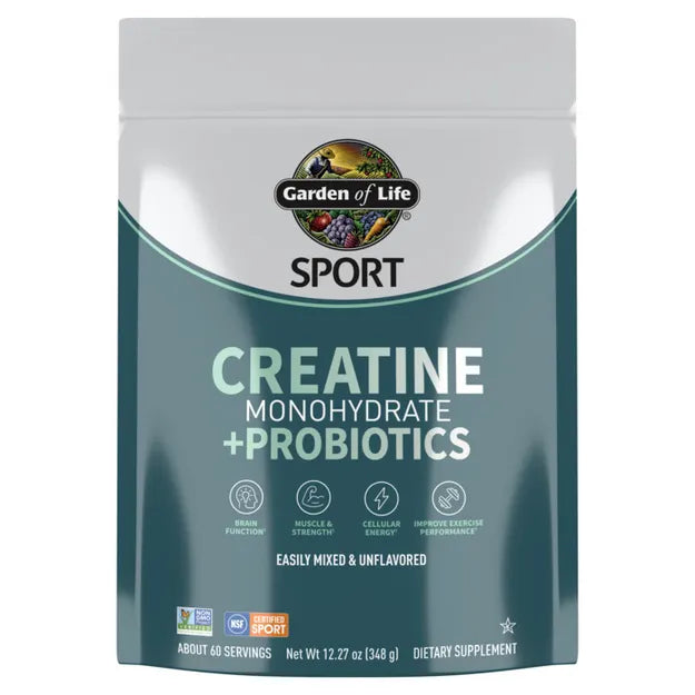 Garden of Life Creatine Monohydrate + Probiotics Unflavored