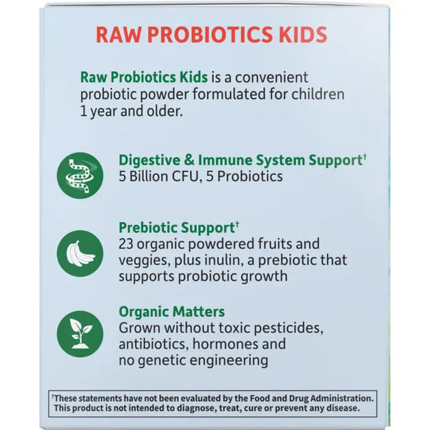 Garden of Life Organic Raw Probiotics Kids COOLER 96g POWDER